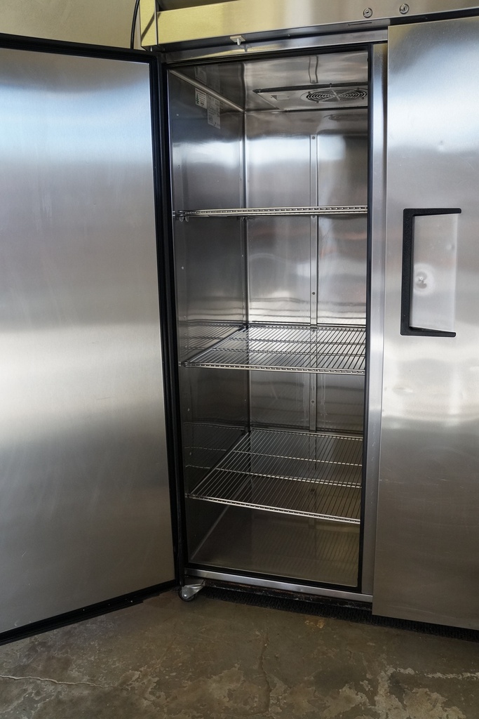 Used True 2 Door Stainless Steel Reach In Refrigerator