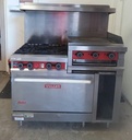 Used Vulcan Range with Convection Oven Model 148LC